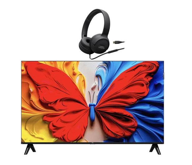 TCL 40S5K 40" QLED FHD Android TV + Tune 520C USB-C czarne - 1530354 - zdjęcie